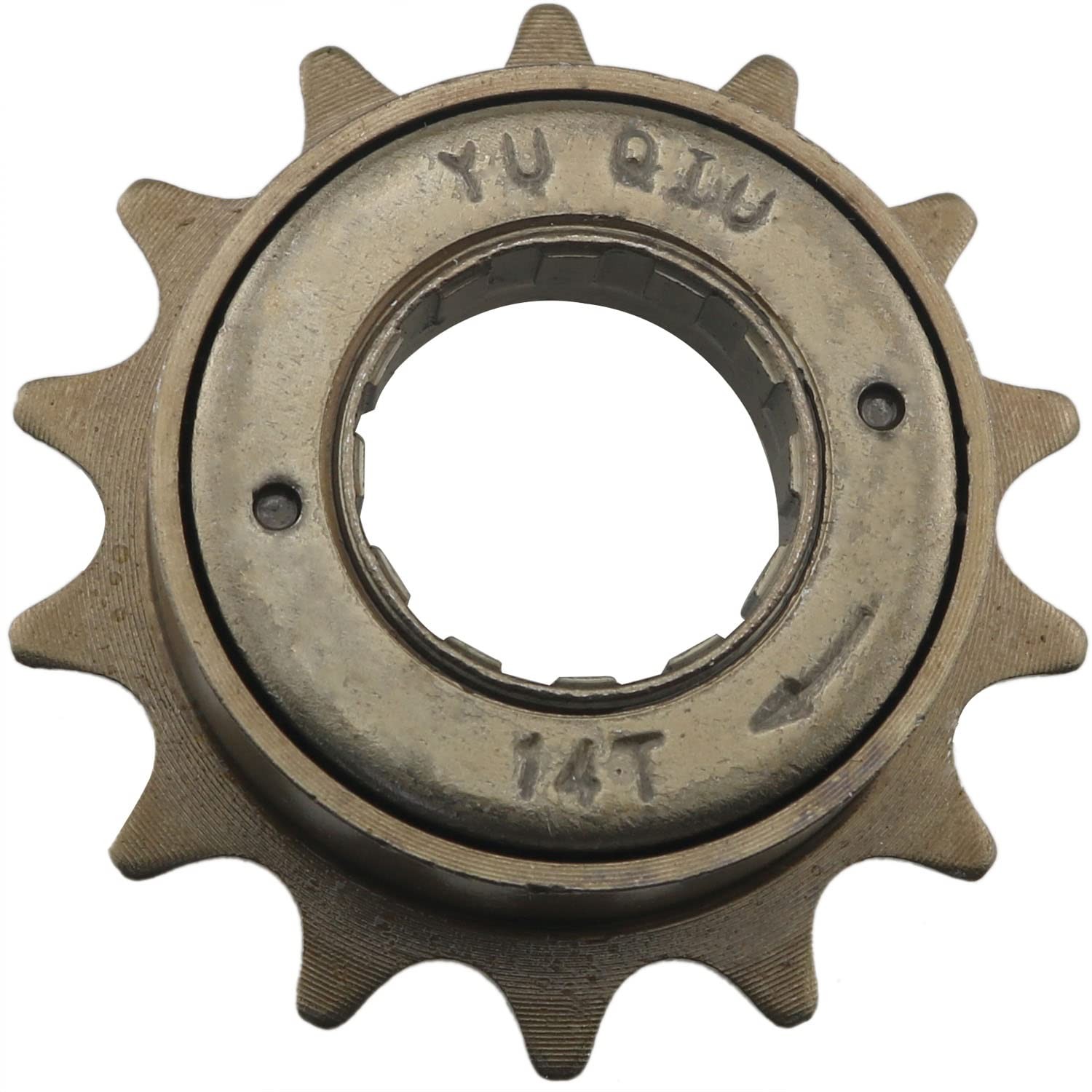 Steel Bike Road Freewheel Bronze 14T Teeth 34MM Single Speed Freewheel Flywhe…