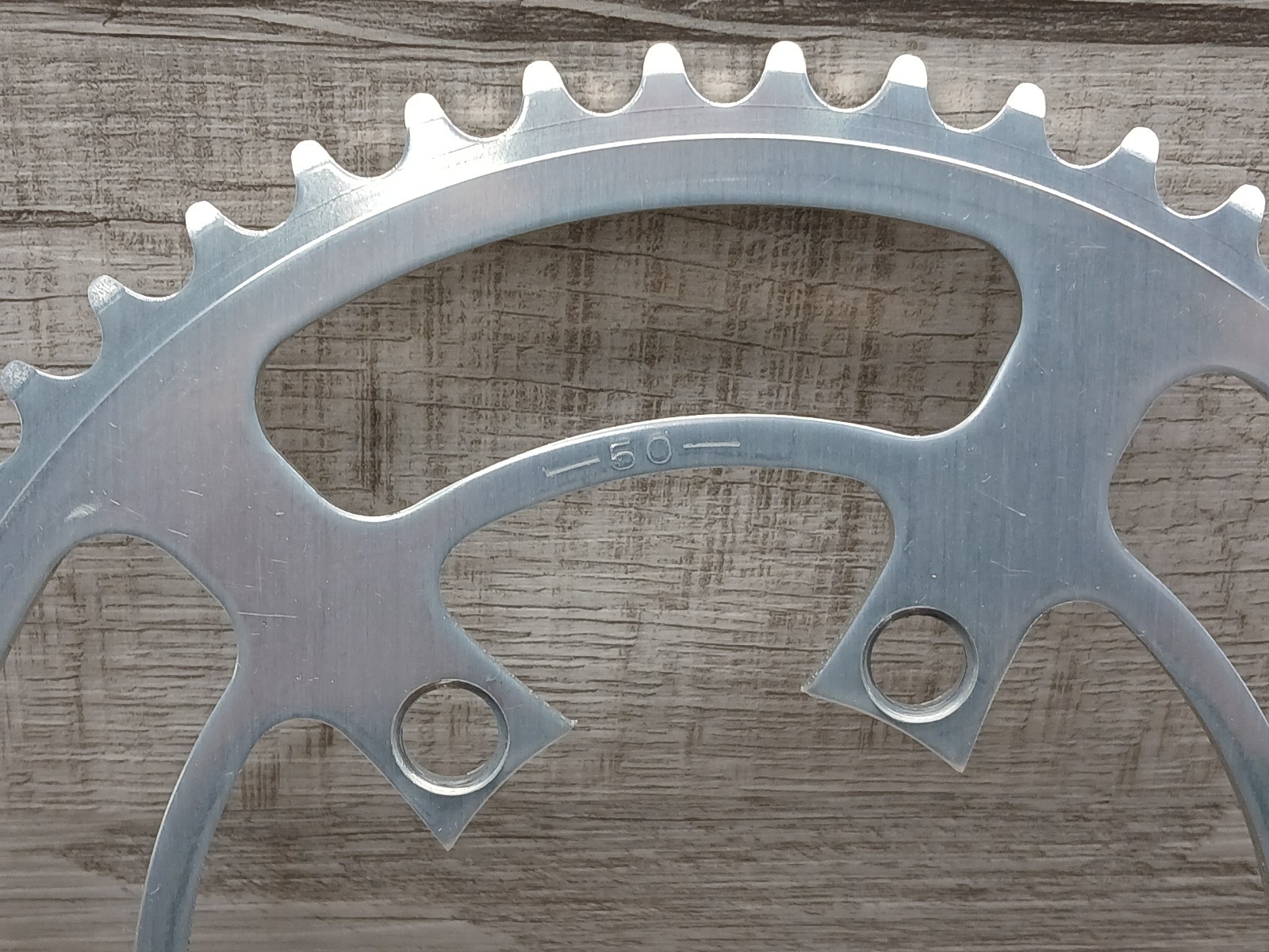 50 Tooth Alloy 86 mm BCD Non-branded Chainring; FIits Vintage SR & Stronglight