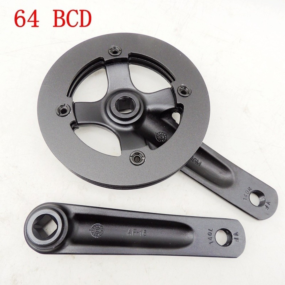 140mm Square Taper Crankset Aluminum Chainring 28/30/32T for Youth Folding Bike