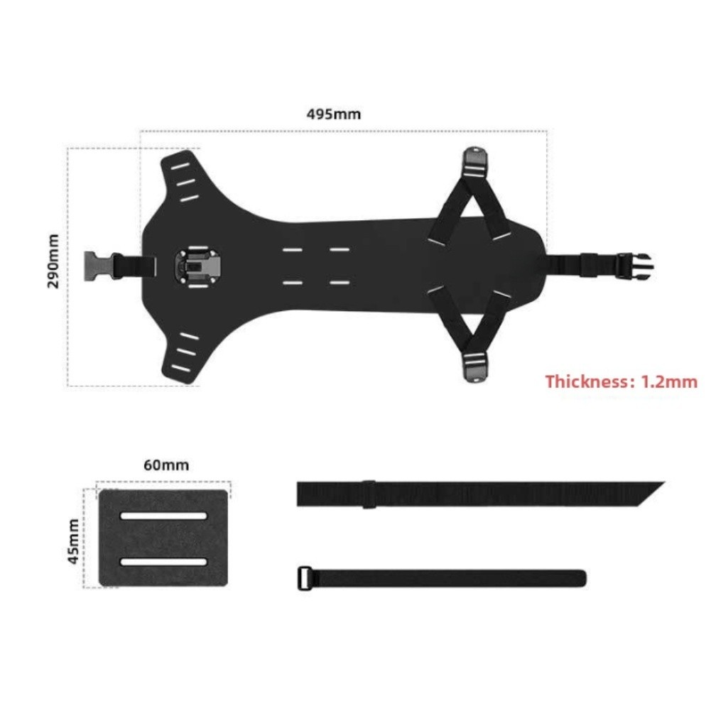 Sturdy PP Saddle Bag Bracket for Bicycles for supports Up to 12 Kilograms Load