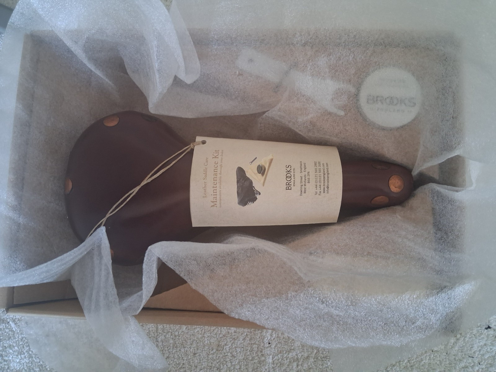 Brooks B17 Champion Sprinter Saddle Limited Edition #1125/1925 Ti Brown NIB