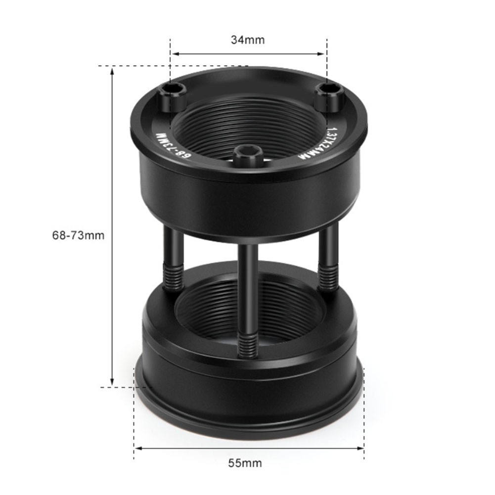 Eccentric BB Aluminum Alloy Construction Steel Spindle Lightweight Design