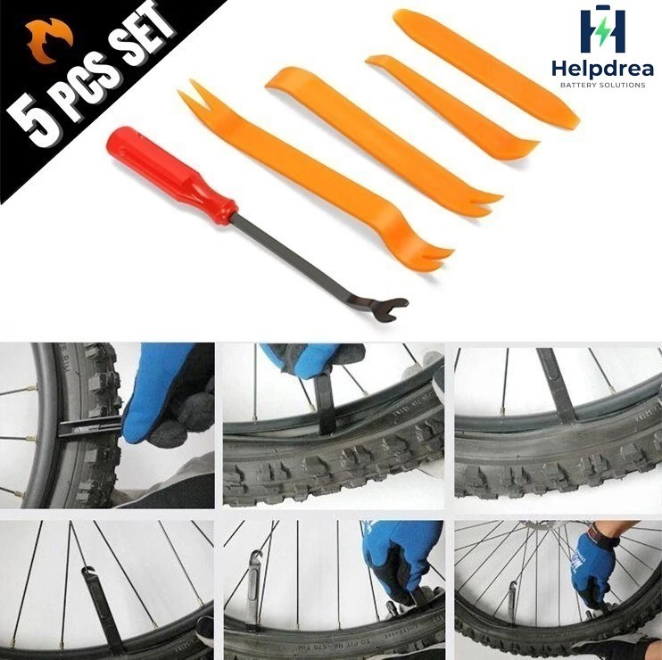 5 Pcs Bicycle Tire Tyre lever eBike Cycling repair Opener Breaker Maintenance