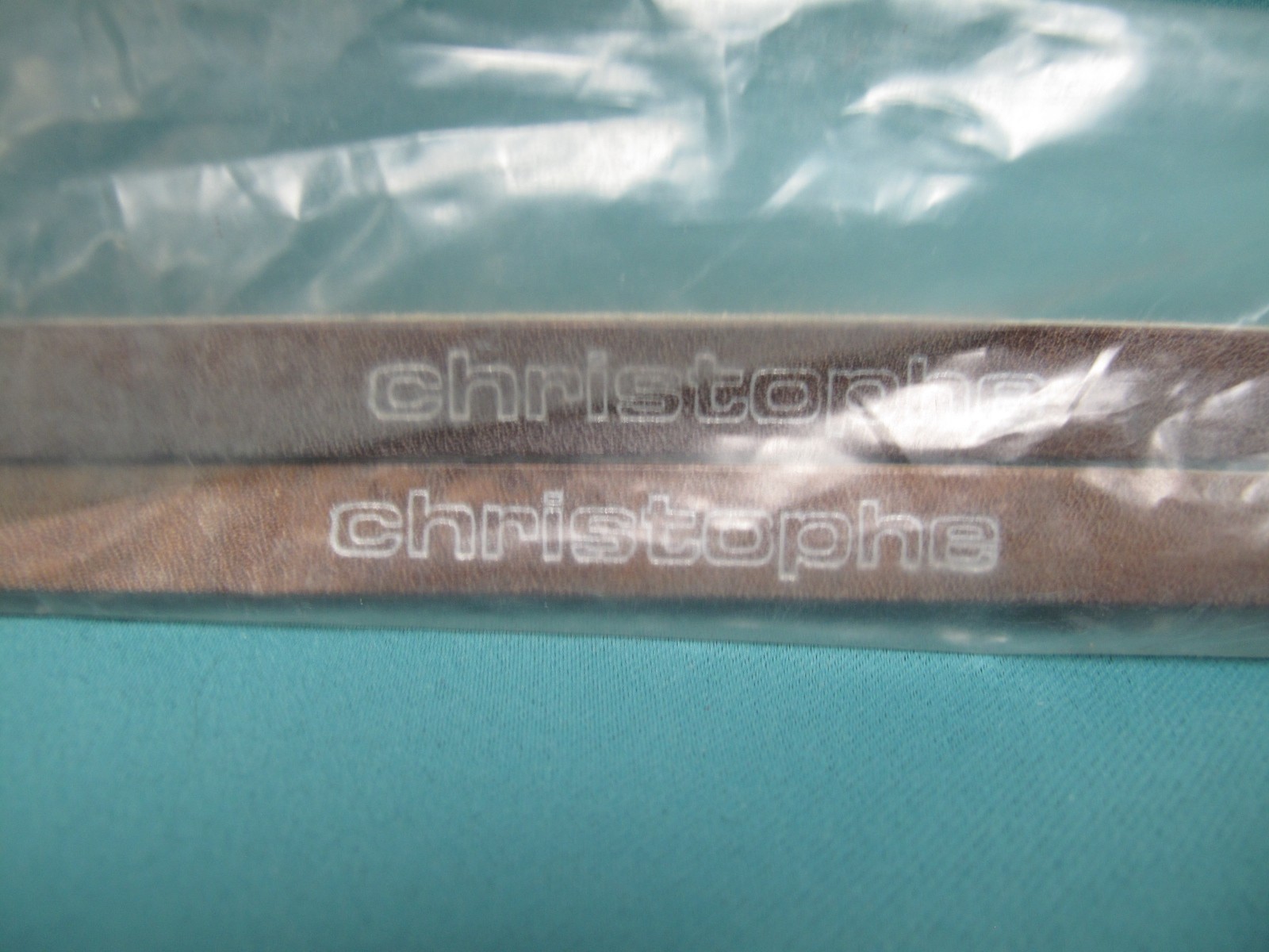 Vintage Christophe Competition Z526 Brown Leather Toe Straps New NOS France