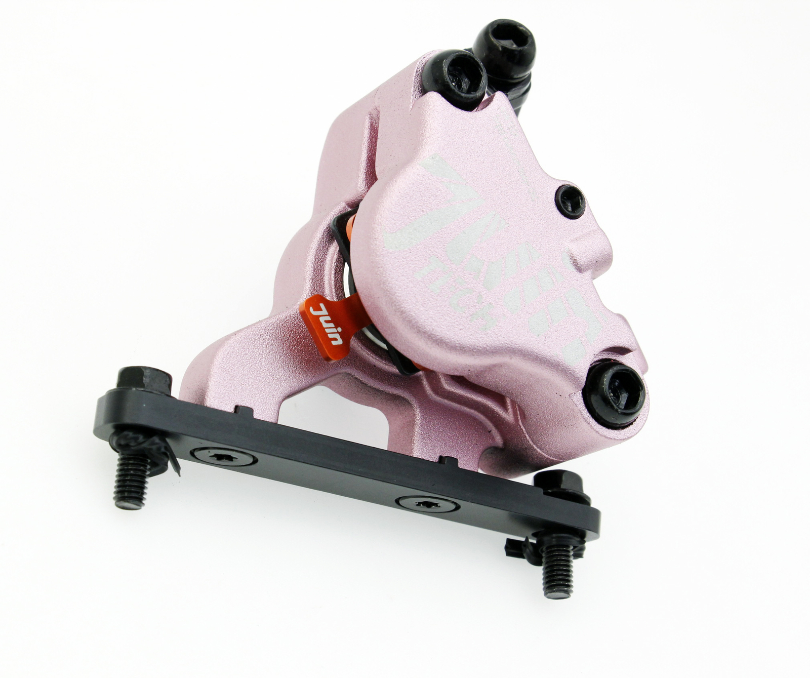 Juin Tech GTF6 Cyclocross Bike 6-Piston Hydraulic Brake Caliper Set Pink