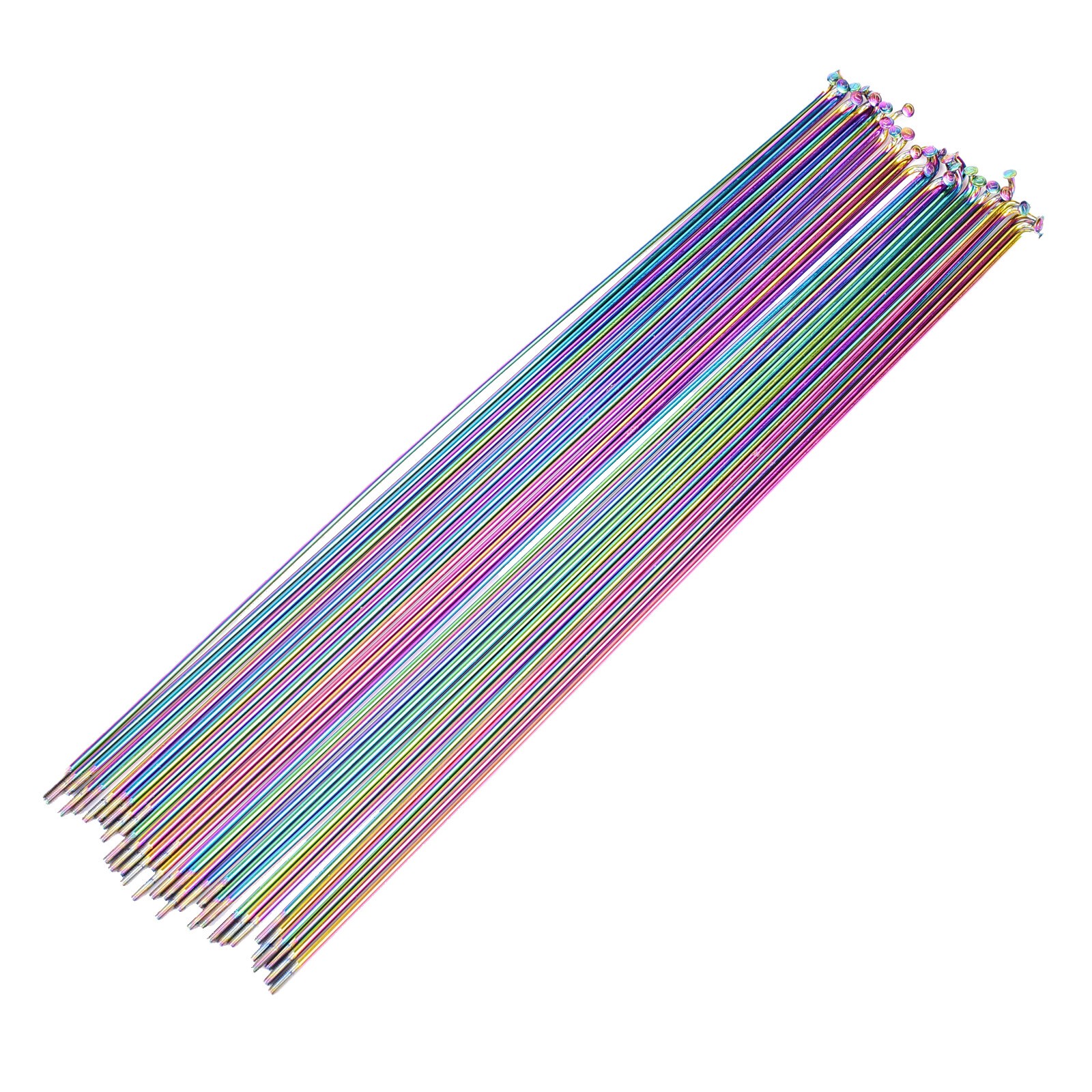Ultralight J-Bend Colorful Stainless Bicycle Bike Spokes with Brass nipples NeFq