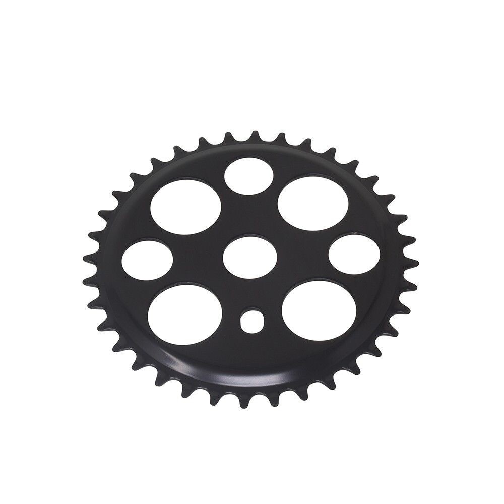 BICYCLE CHAINRING LUCKY 7 36t 1/2 X 1/8 Black LOWRIDER BIKE