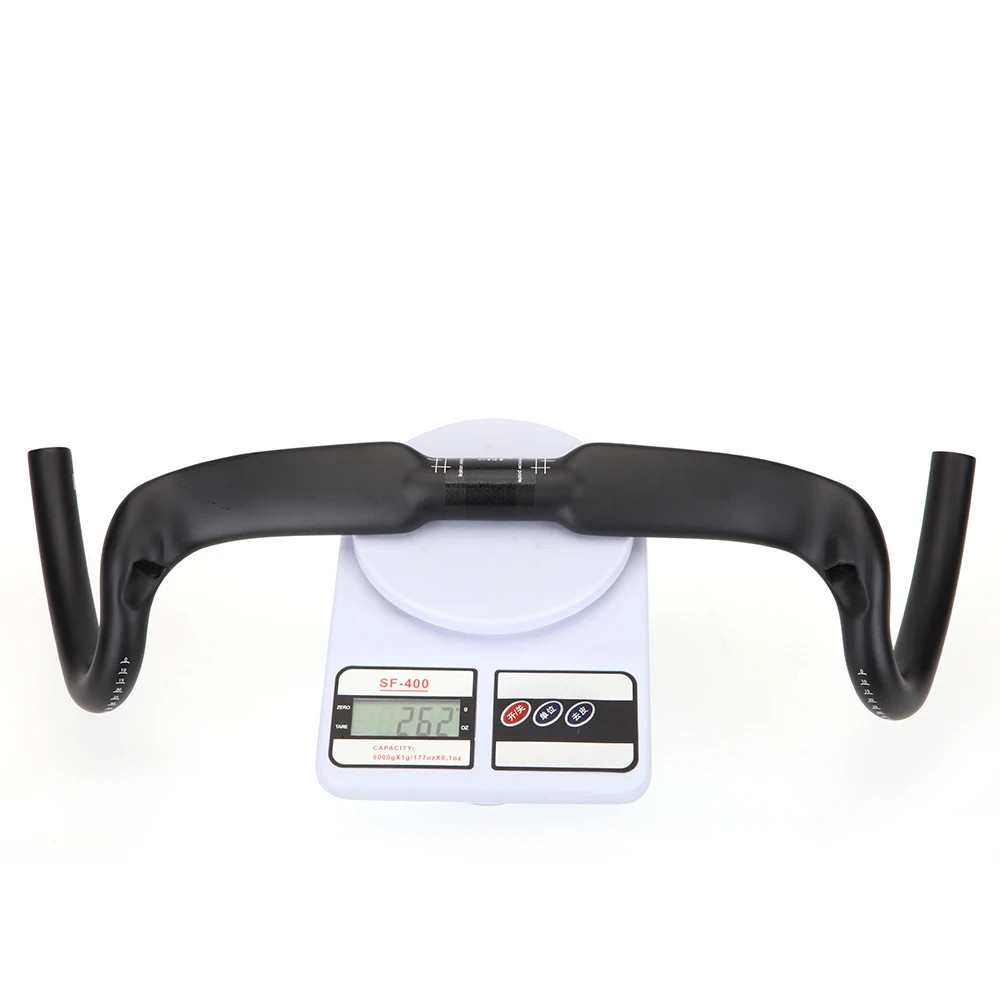 Carbon Fiber Gravel Mountain Bike Handlebar Internal Cable Routing 30 Degrees