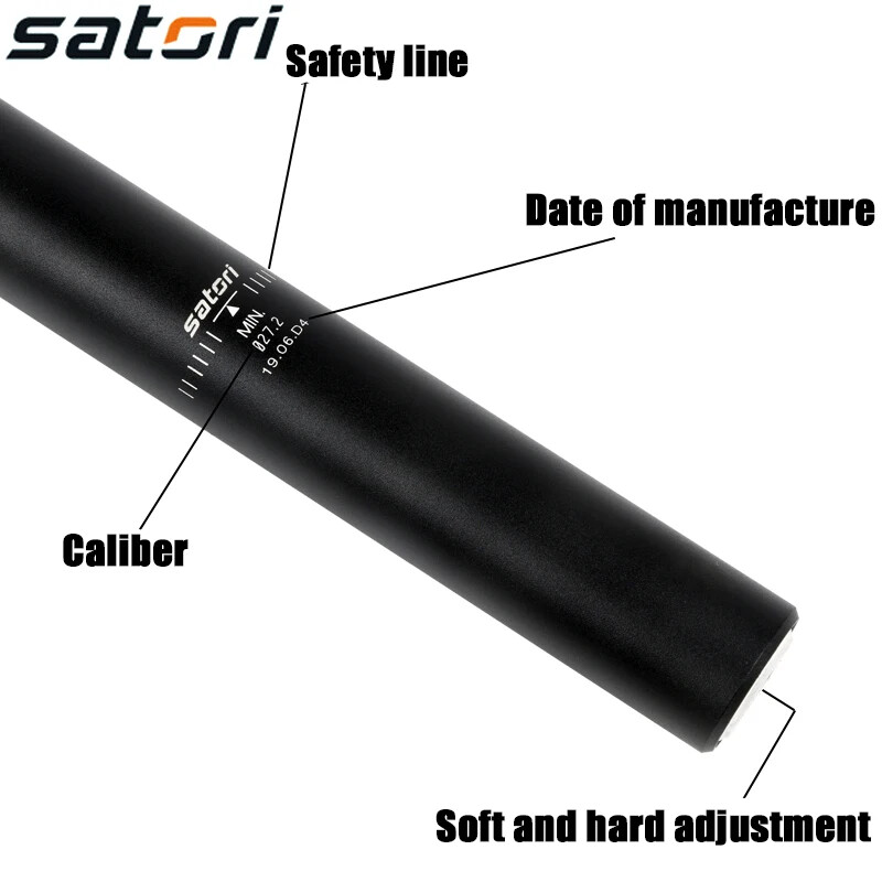 27.2/28.6/30.4/30.9/31.6mm *355MM Electric Driving Shock Absorberseat Seat Tube