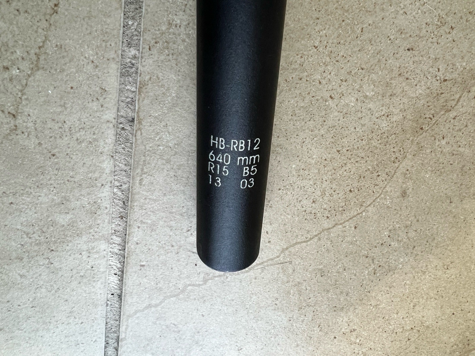 Boardman Comp XC Handle Bar 640mm Aluminium Black 15 degree Riser Bar 31.8mm MTB