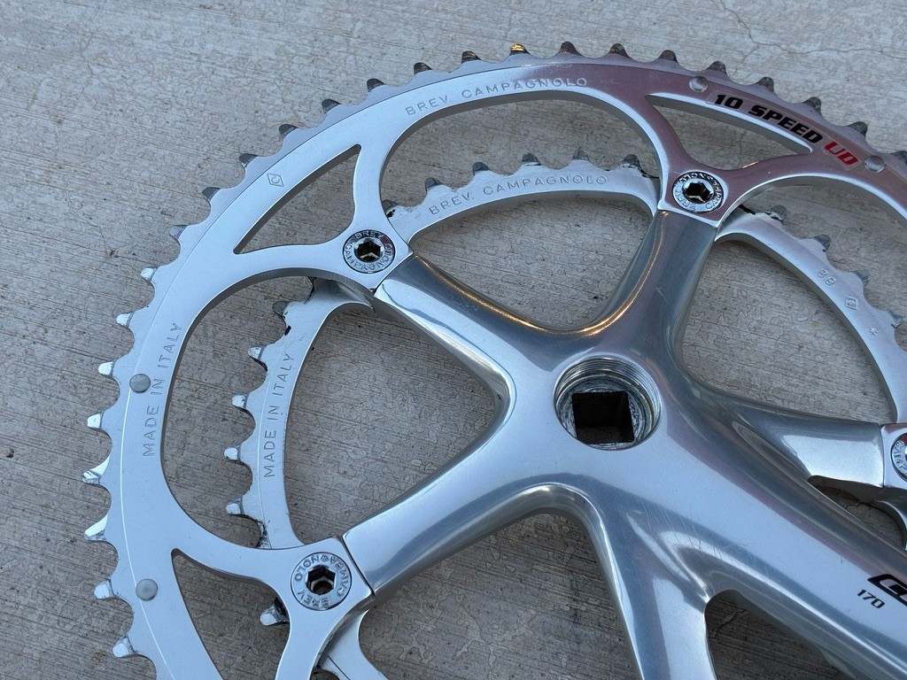 Campagnolo Italy Chorus 10-Speed Double Crankset | 170 mm / 53/39T / EXC