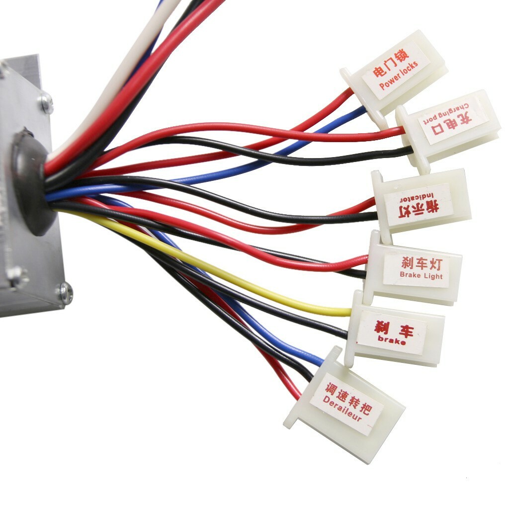 24V 250W Brush Motor Controller Battery Charger for Electric Bike Scooter Razor