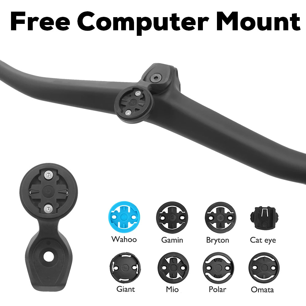 Carbon Integrated Cockpit MTB Handlebar 40mm/50mm/60mm 28.6mm with Mount