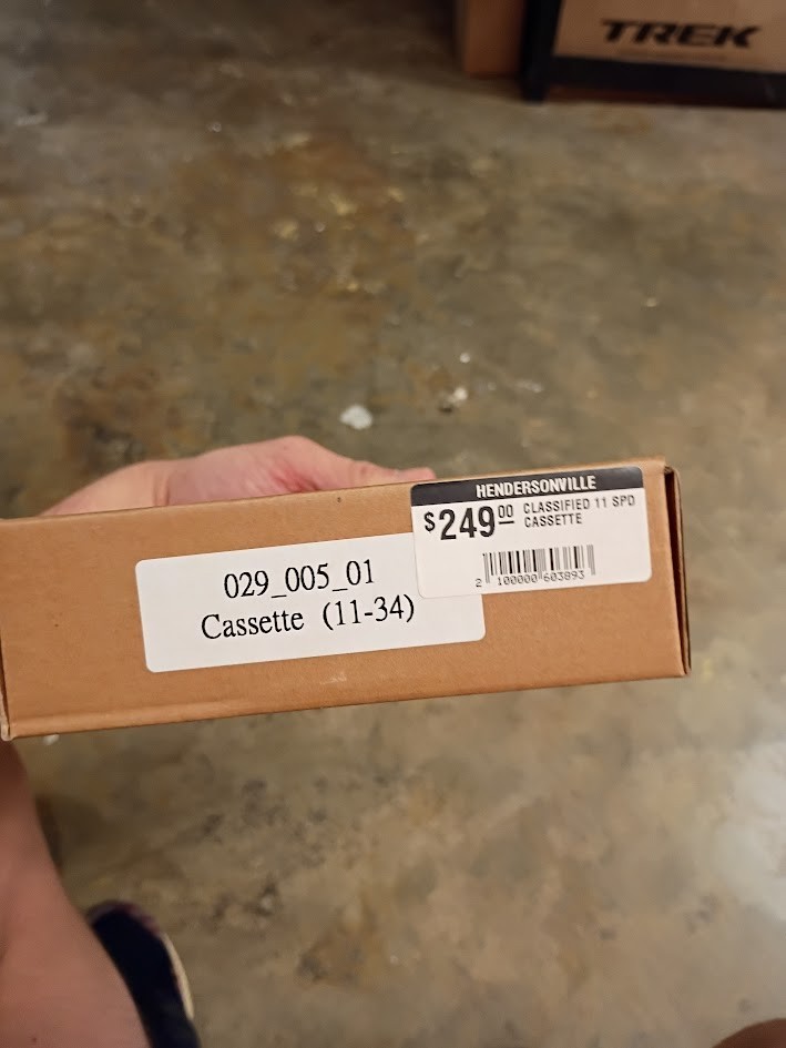 Classified 11 speed cassette 11-34