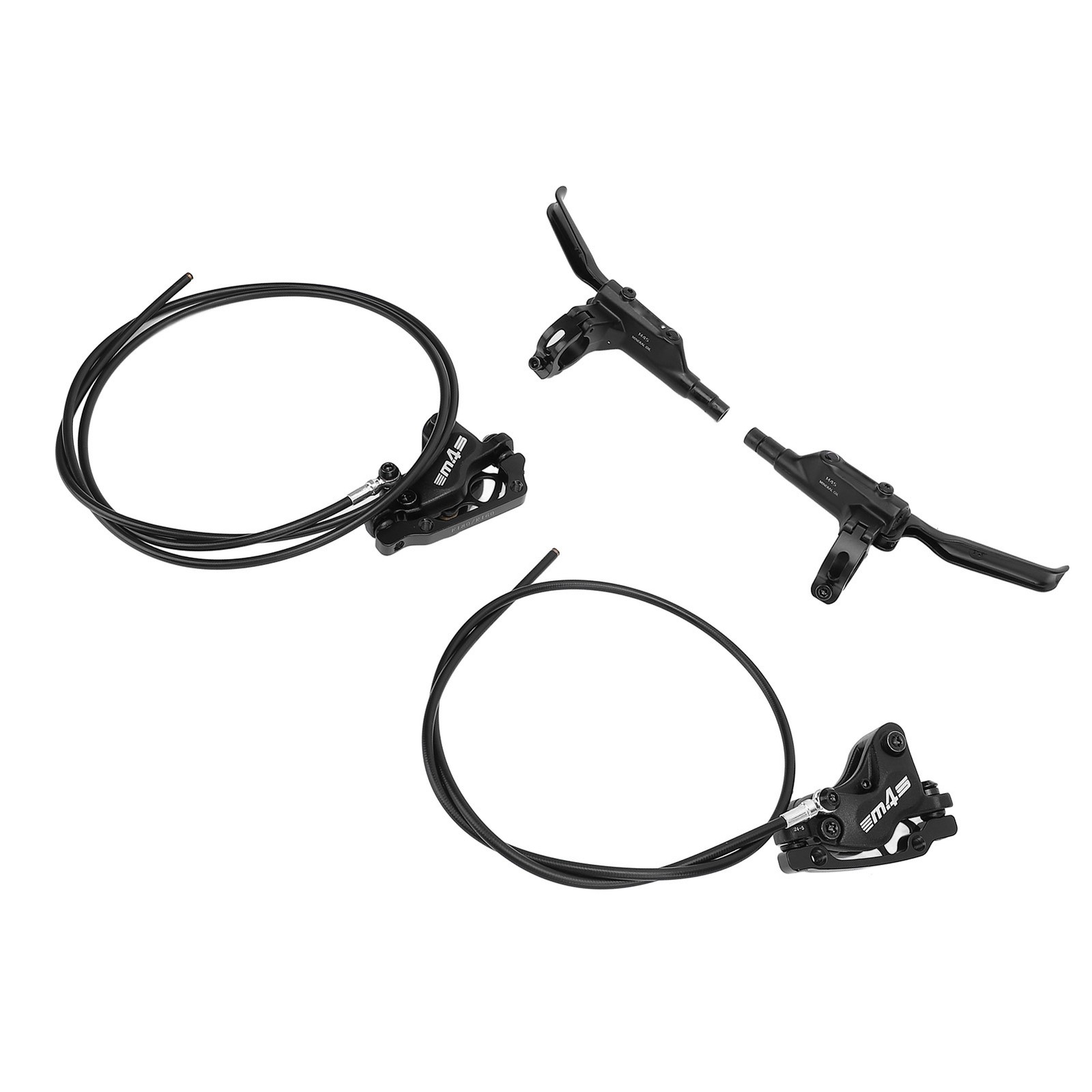 4 Piston Dual Drive Oil Brake 850mm Front 1550mm Rear Levers Hydraulic Disc PAHN