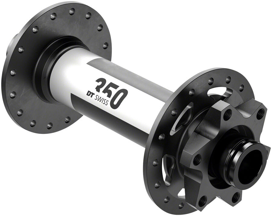 DT Swiss 350 Front Hub – 15 x 150mm, 6-Bolt, Black, 32H