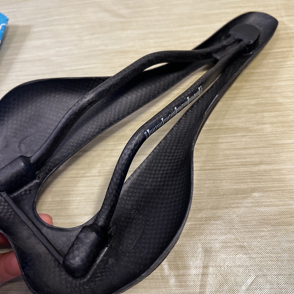 Bicycle Saddle Carbon Leather Road/Mountain Bike Front Seat Mat for Cycling 140g