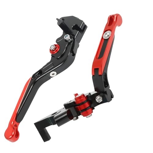 Brake Clutch Lever Set for YZF R7 2021-2026, Foldable Retractable Red