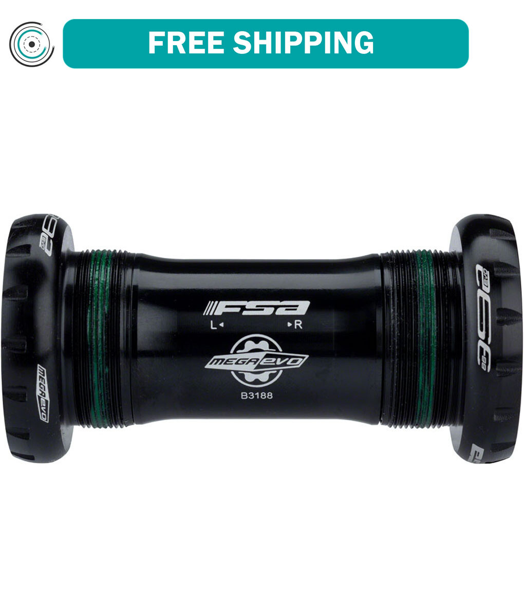 FSA MTB Chrome MegaEvo Bearings BSA (English) Bottom Bracket for BB392EVO Crank