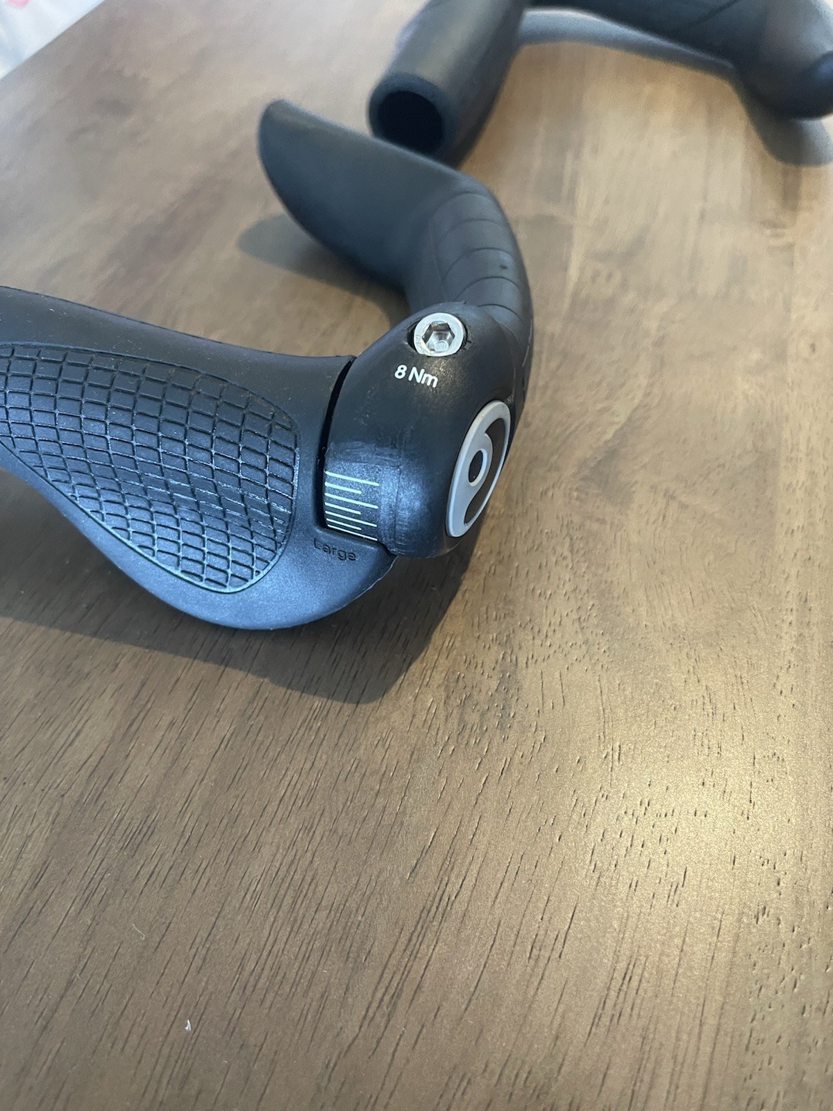 Ergon GP5 Ergonomic Grips with Bar Ends Large Black Pair Touring Commuter Bike