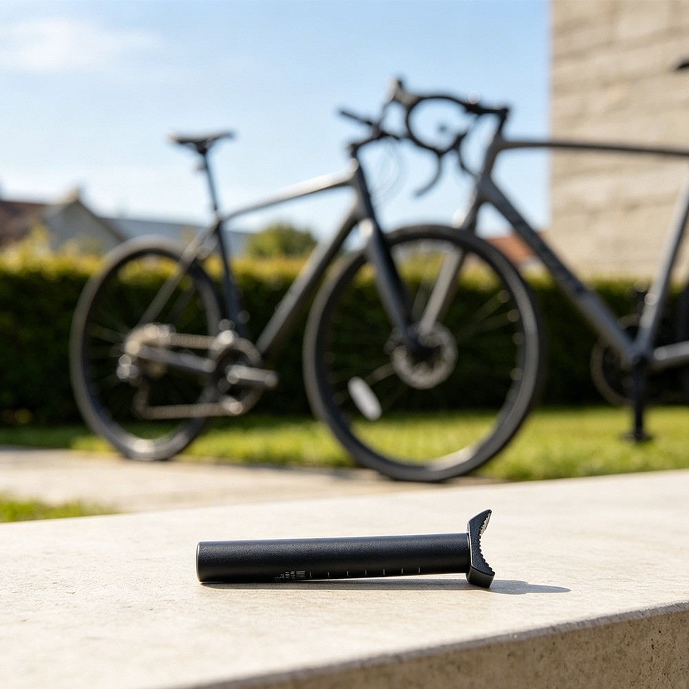 25.4mm 27.2mm Bicycle Seatpost Pivotal Design 6061 Aluminum Black Color