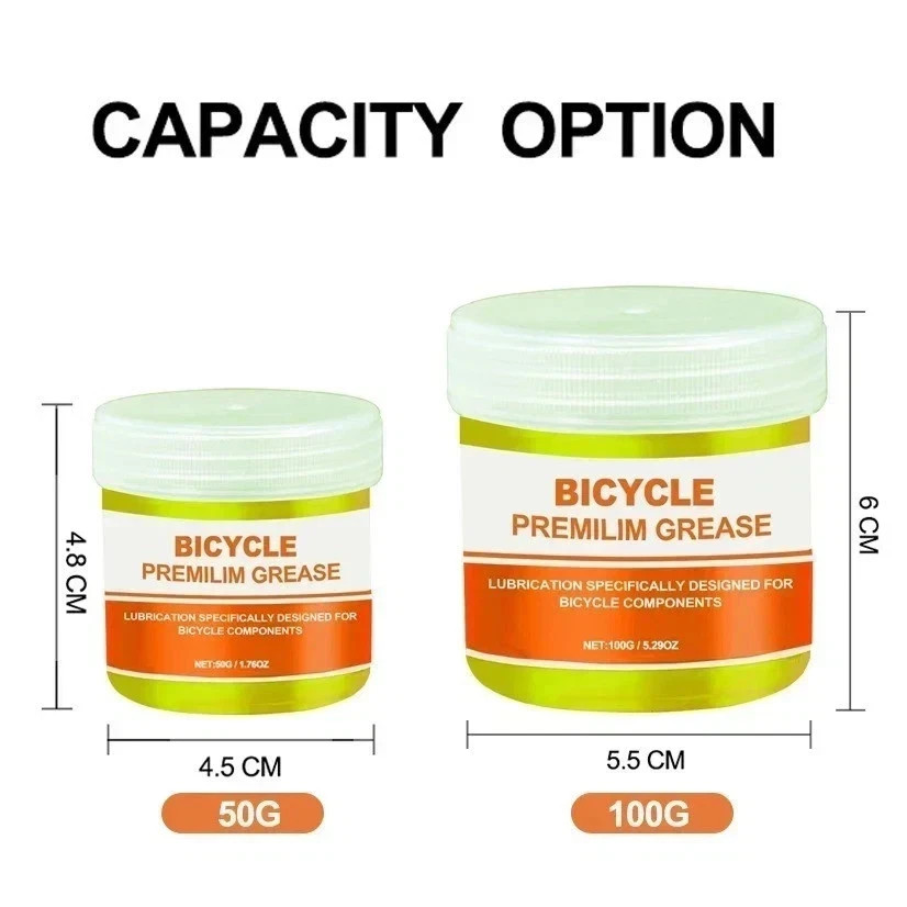 Bicycle Bearing Grease Lubricant Oil Hub & Wheel Maintenance Waterproof Green 50