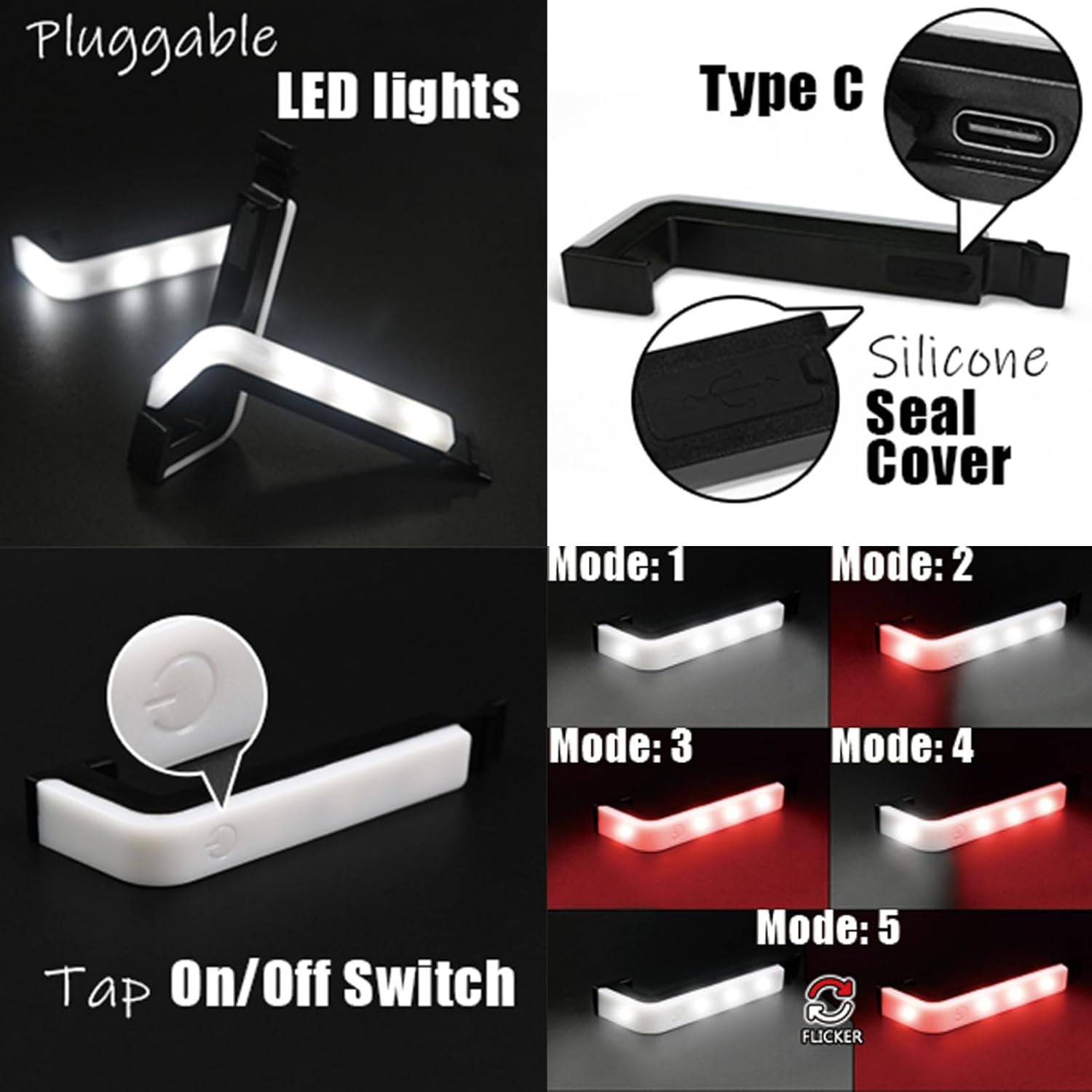 LED Bike Pedals with USB Rechargeable Lights – Safe Night Riding for All Ages