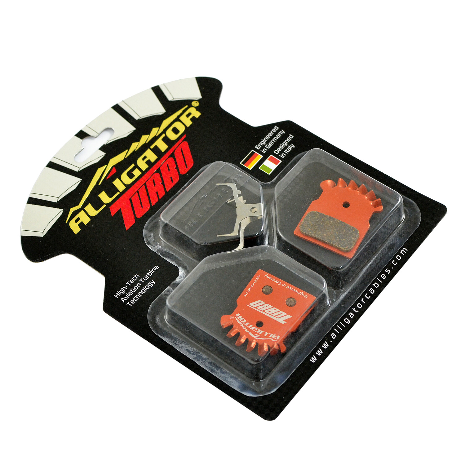 Alligator Turbo Disc Brake Pads For Shimano XTR/Deore XT/SLX/Alfine ,1 or 2 pack