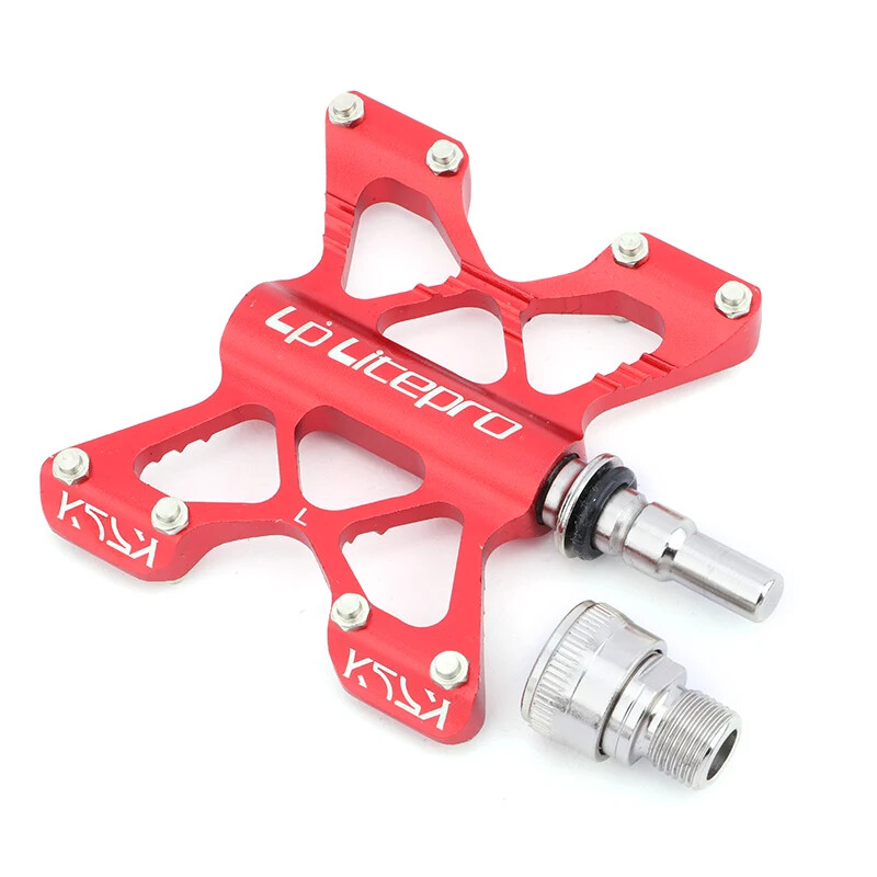 Bike Quick Release Pedal Widened Non-slip DU Sealed Bearing Folding Bike Pedal