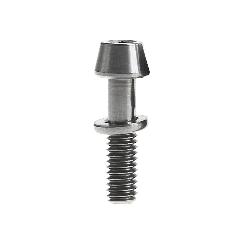 M4x15.3mm Titanium Ti Screw Allen Hextaper W/washers for Bicycle Rod Fasteners