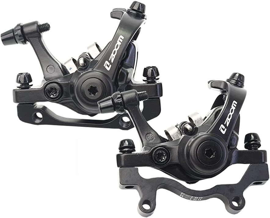 Zoom MTB Mountain Bike Mechanical Disc Brake Front & Rear Floating Rotor 160mm