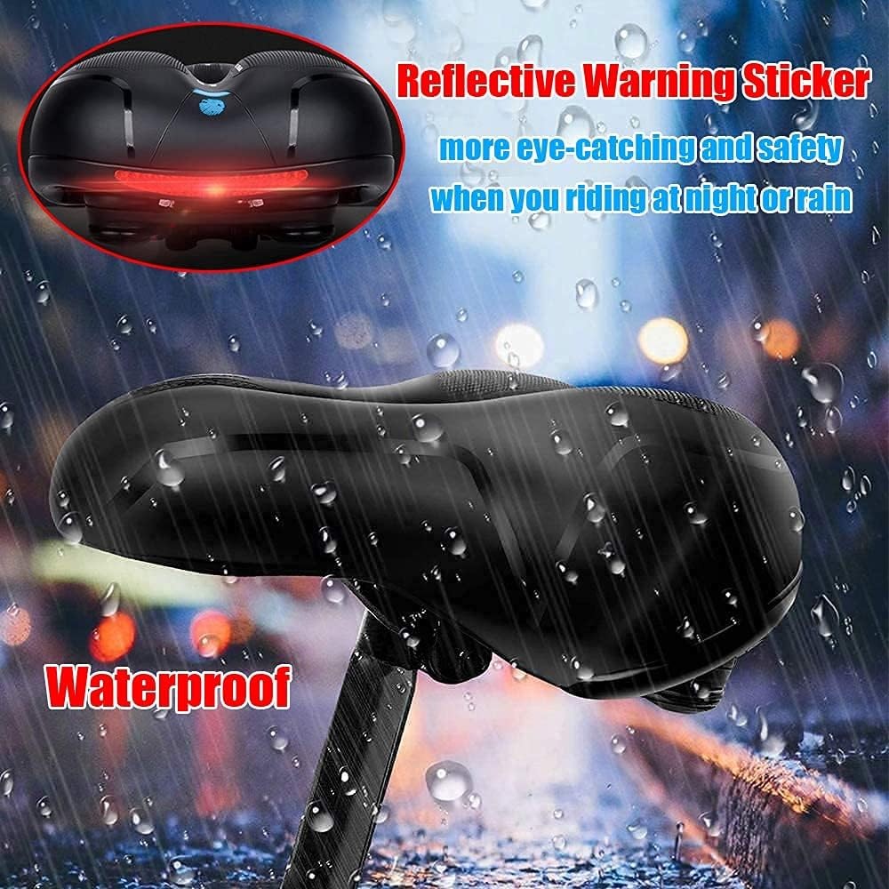 Bicycle Saddle bike Comfort Wide Soft Gel Bike Seat Sporty Air Cushion men women