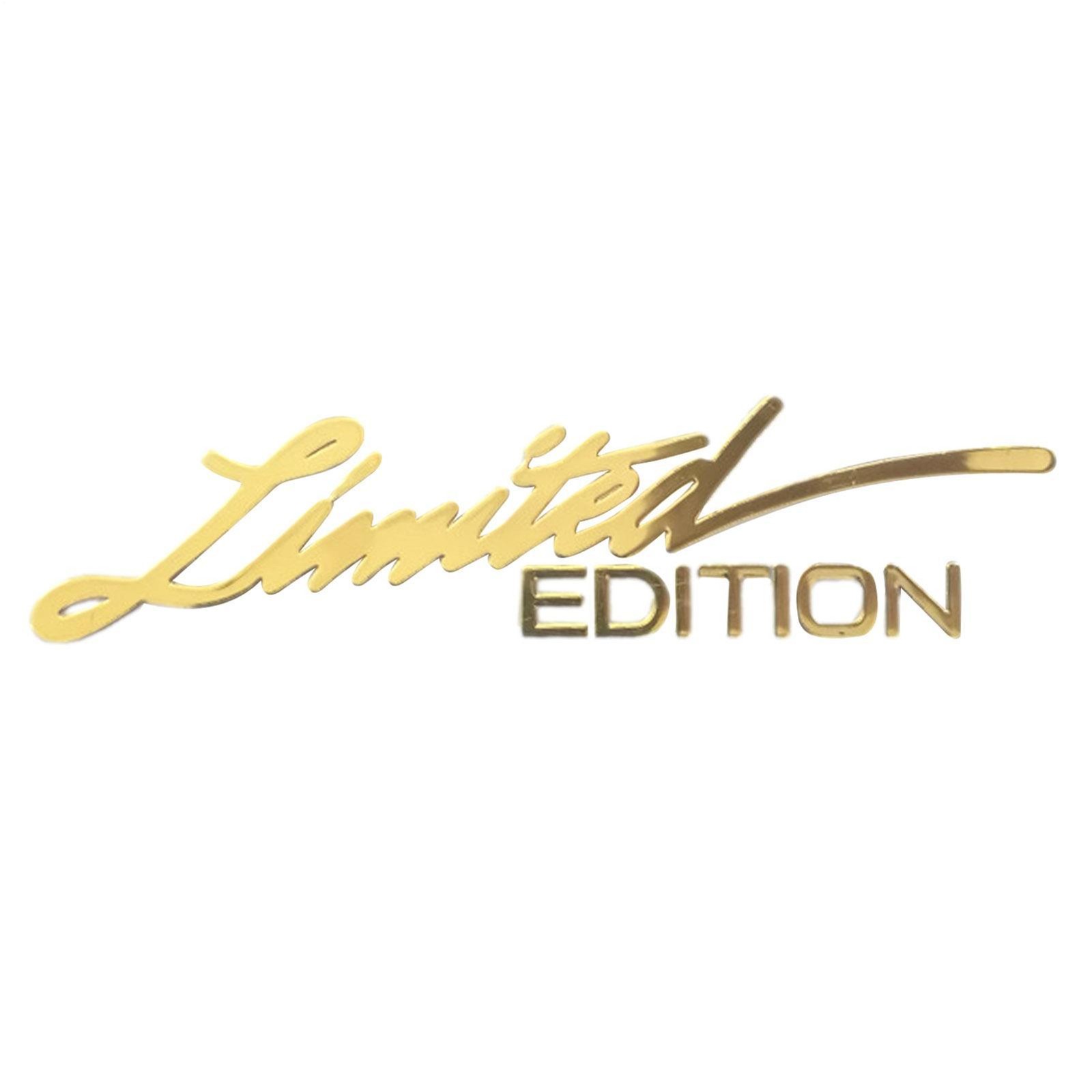 Car Body Sticker Waterproof Metal Decal Limited Edition Logo Emblem Badge Decal