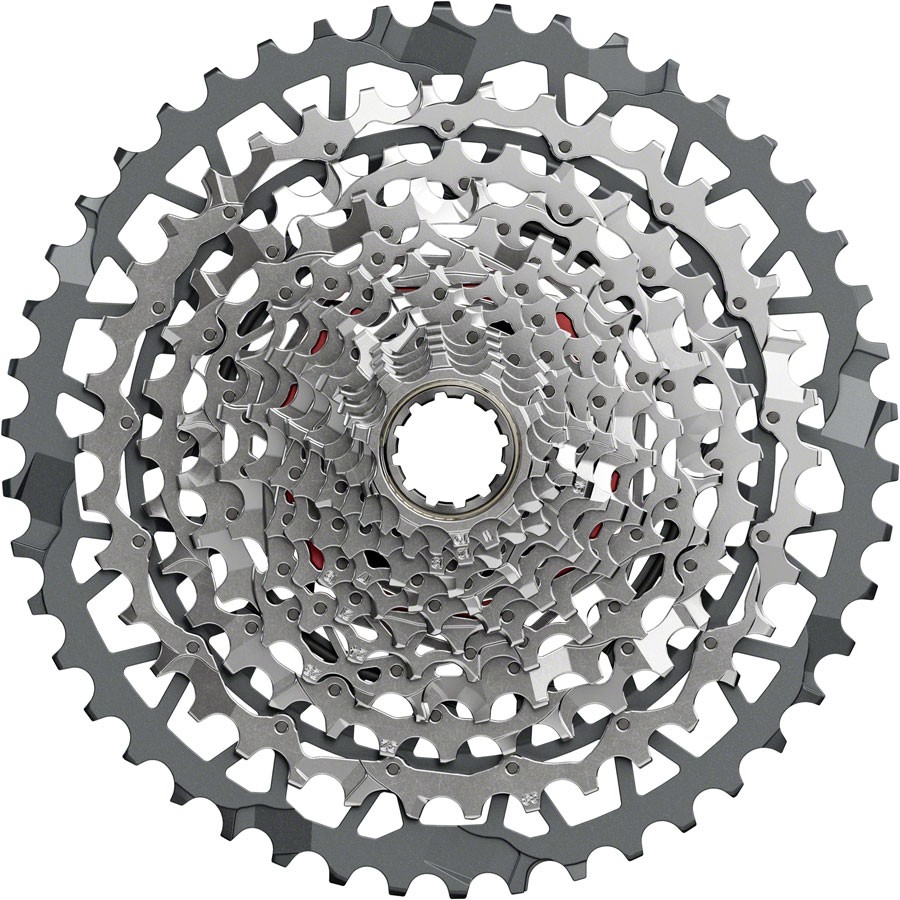 SRAM Rival XPLR XG-1351 Cassette – 13-Speed, 10-46t, For XDR Driver, Silver, E1