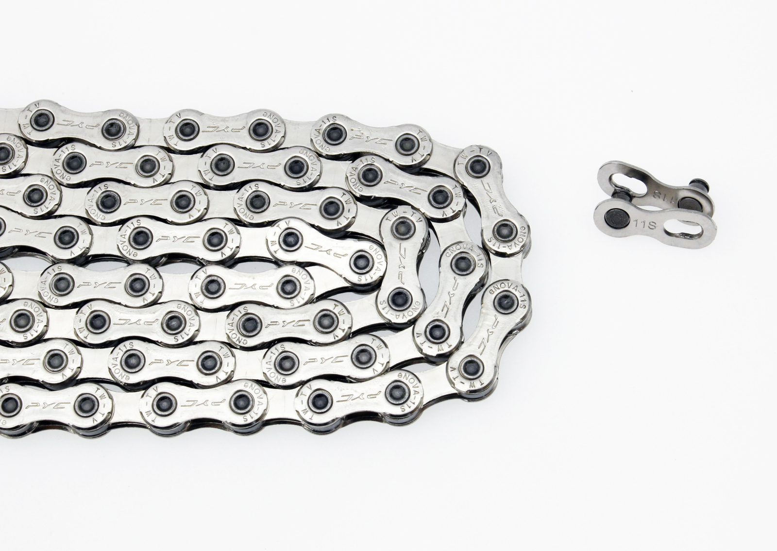 Swishti E11 11-Speed eBike Bicycle Chains 126L For Shimano Bocsh Use In Silver