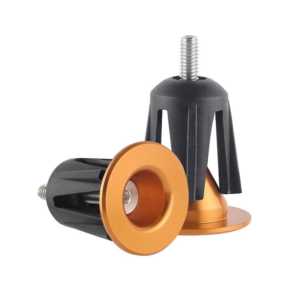 Colorful Aluminum Alloy Bicycle Handlebar End Secure Fit for Mountain Bike