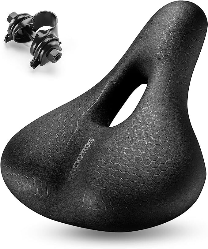 ROCKBROS Comfortable Seat with Dual Shock Absorbing Ball Memory Foam Waterproof