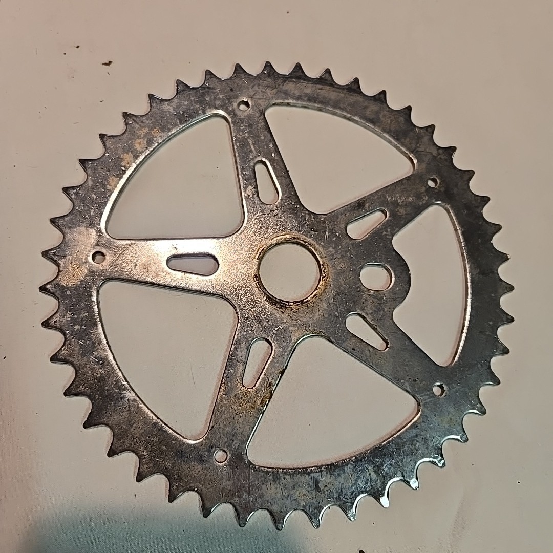 Vintage Bicycle Chainwheel Sprocket 44 Tooth Mag