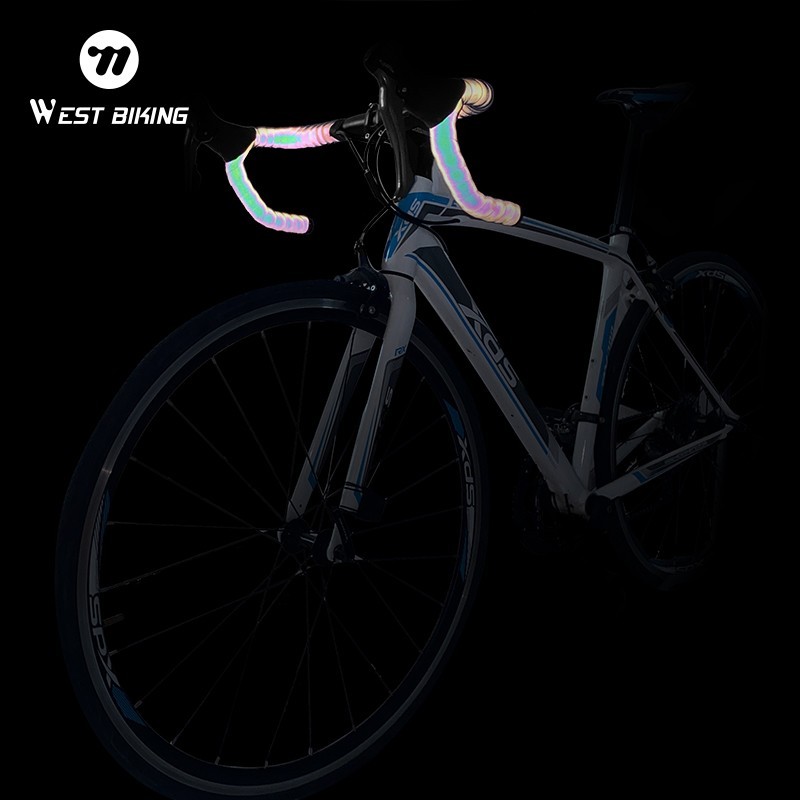 WEST BIKING Reflective Road Bike Bicycle Handlebar Tape Cycling Bar Tape Wrap