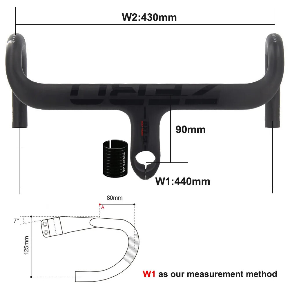 Carbon Road Bike Integrated Handlebar Racing Bike Drop Bar Bicycle Accessories
