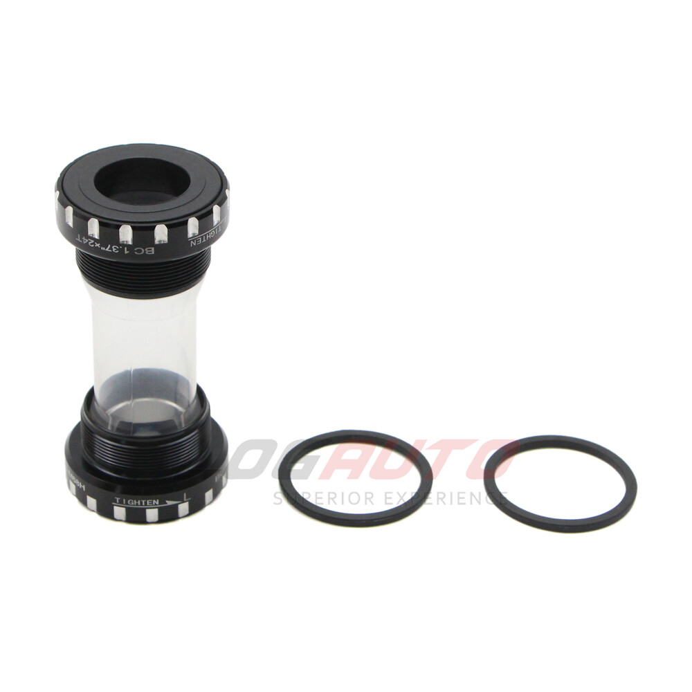 68/73mm Ceramic Bottom Bracket Threaded Bearing Hollowtech MTB Bike W/ 2 Spacer