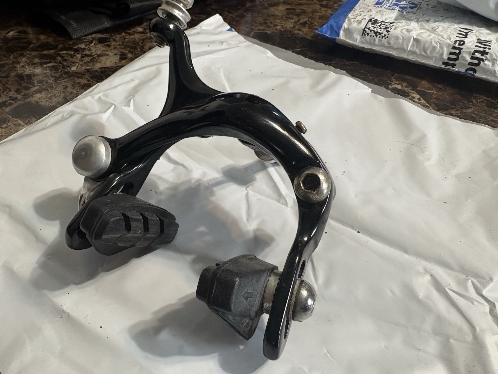 Dual Pivot Road Bike Caliper front Brake Black Alloy Sidepull A03G SIDE PULL