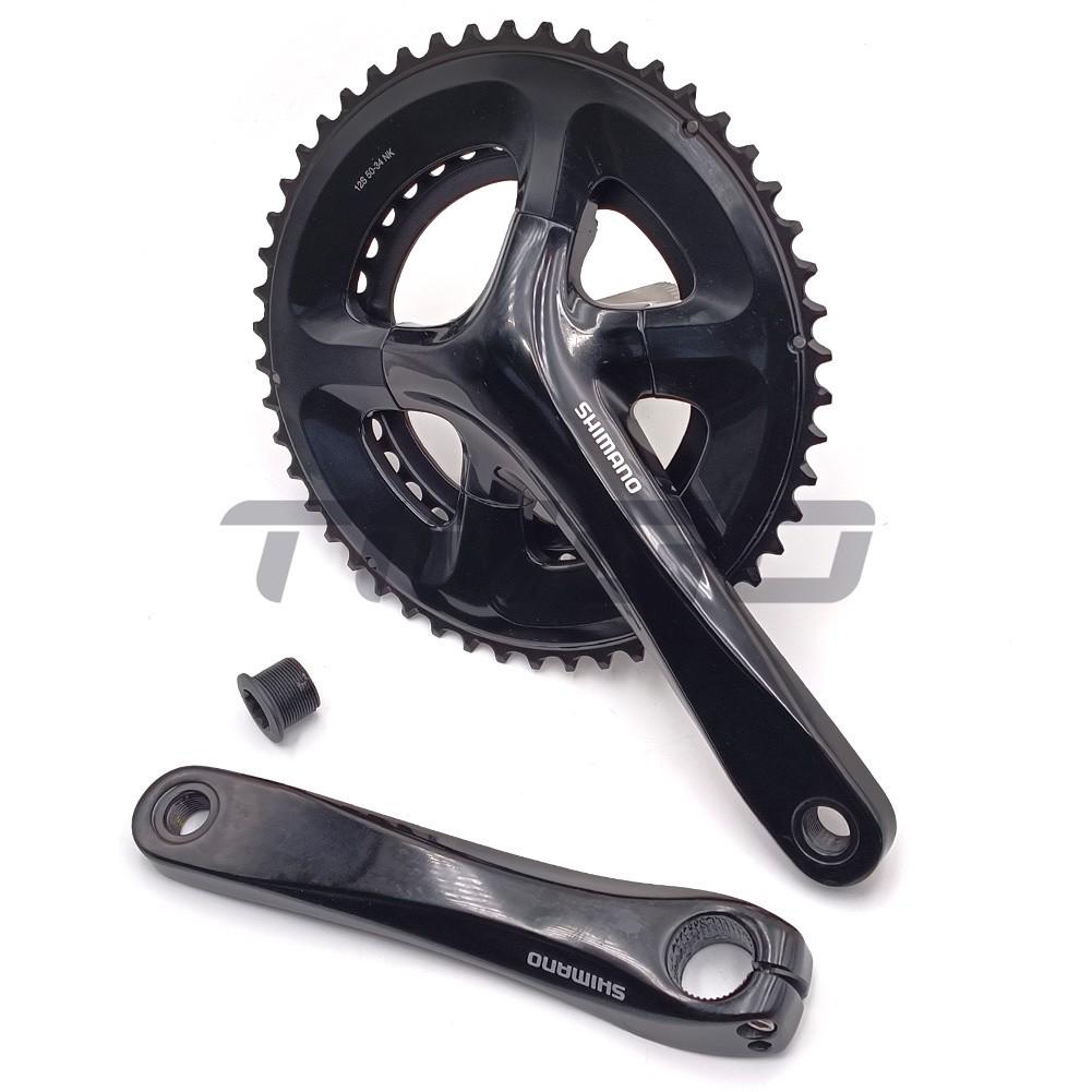 Shimano FC-RS520 2×12 Speed Crankset 50-34T 2-Piece Crank HollowTech II BB-RS500