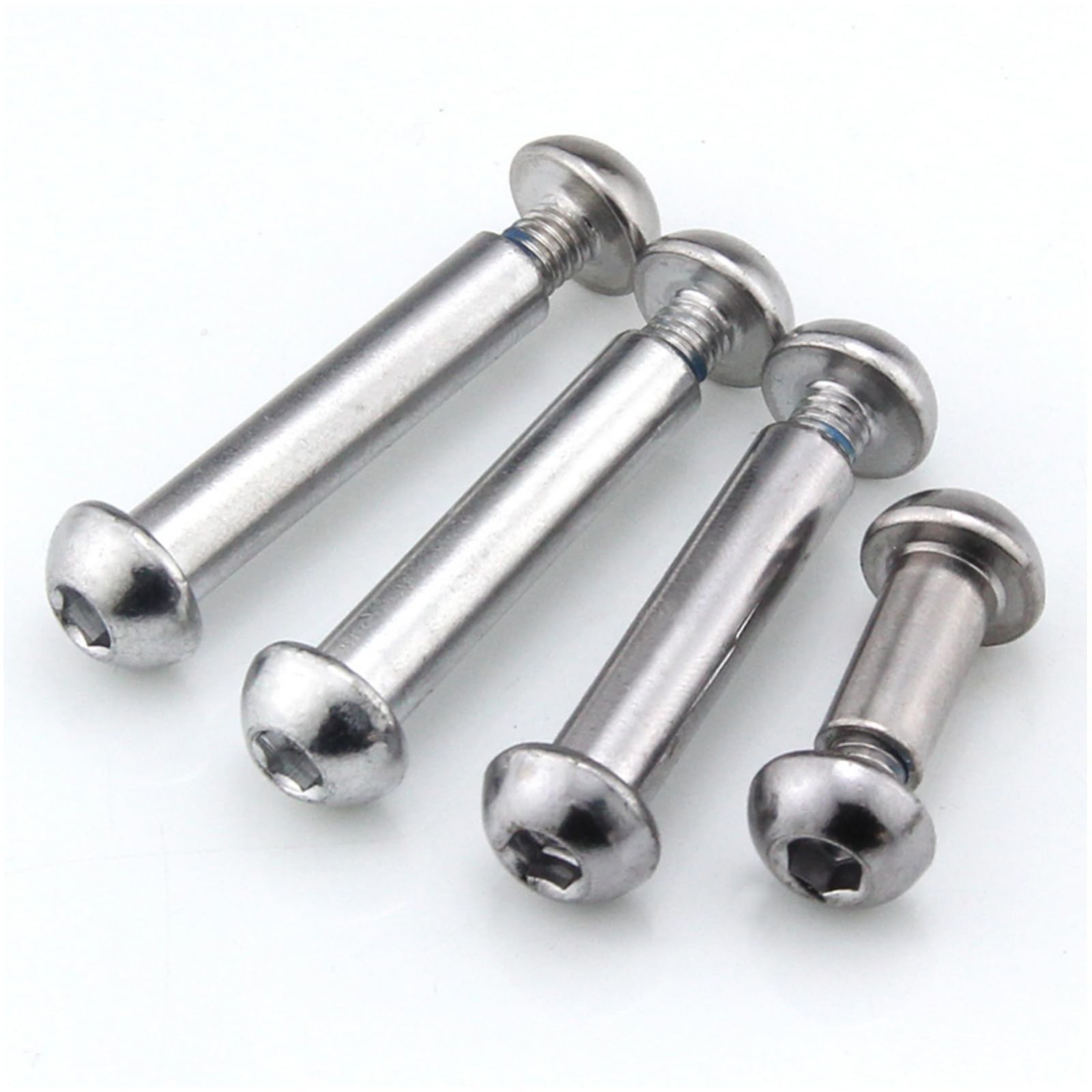 MTB Rear Shock Absorber Bolts 25-86mm Full Suspension Bike M8 Hex Locking Screws