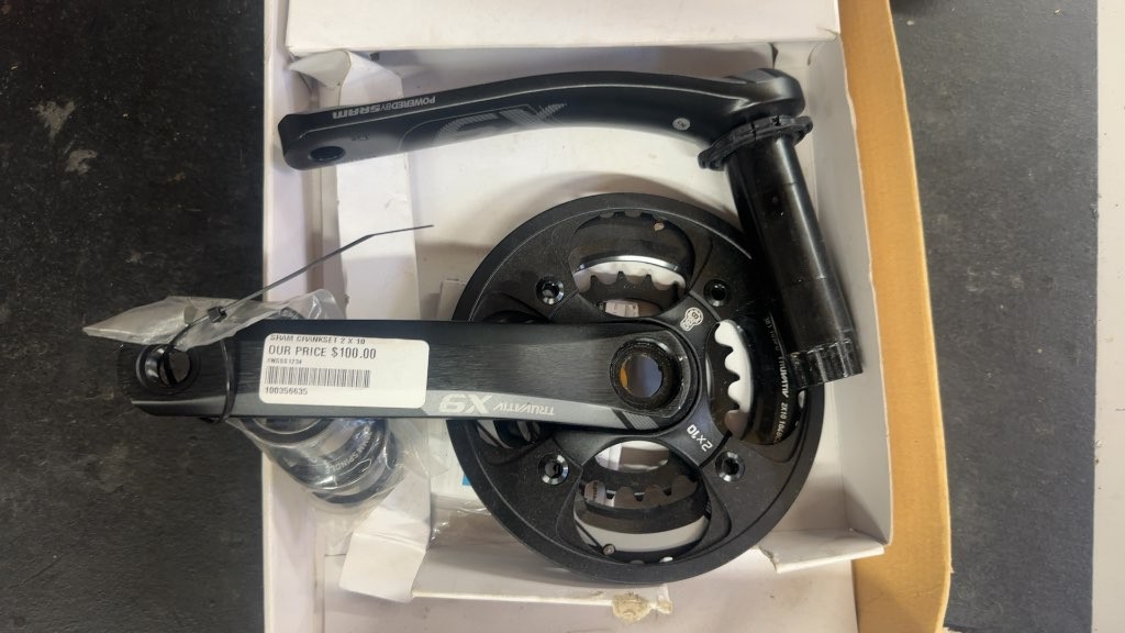 SRAM Truvativ X9 Crankset 2×10 10-Speed 30mm Spindle Black MTB Mountain Bike