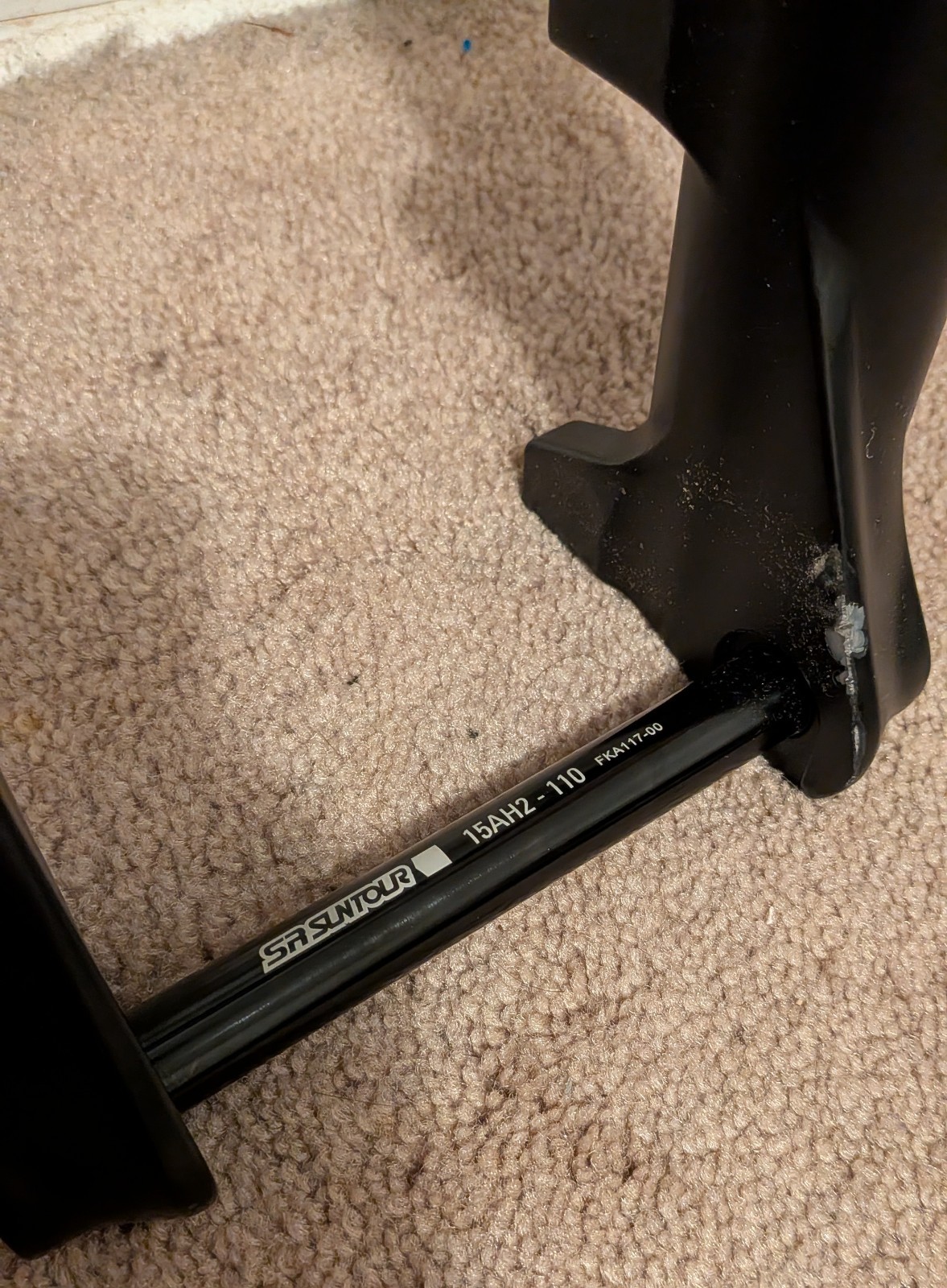 SR Suntour XCM32 1-1/8″ Threadless Boost Suspension Bike Fork Tapered Disc Thru
