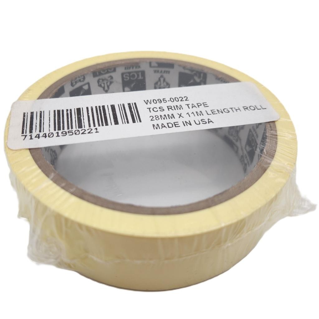 WTB TCS Yellow Bicycle Tubeless Conversion Rim Tape 11 meter length / 28mm wide