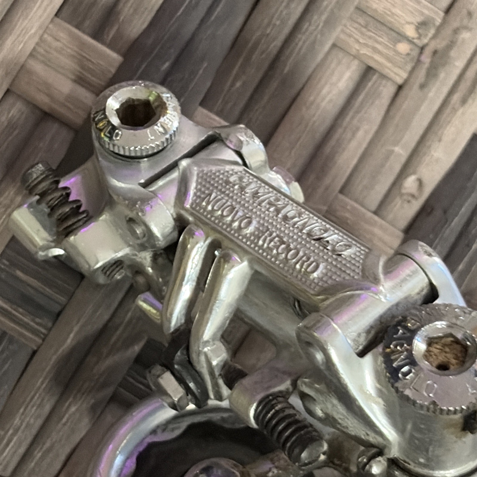 Vintage Campagnolo Nuovo Record Rear Derailleur Italy Road Classic