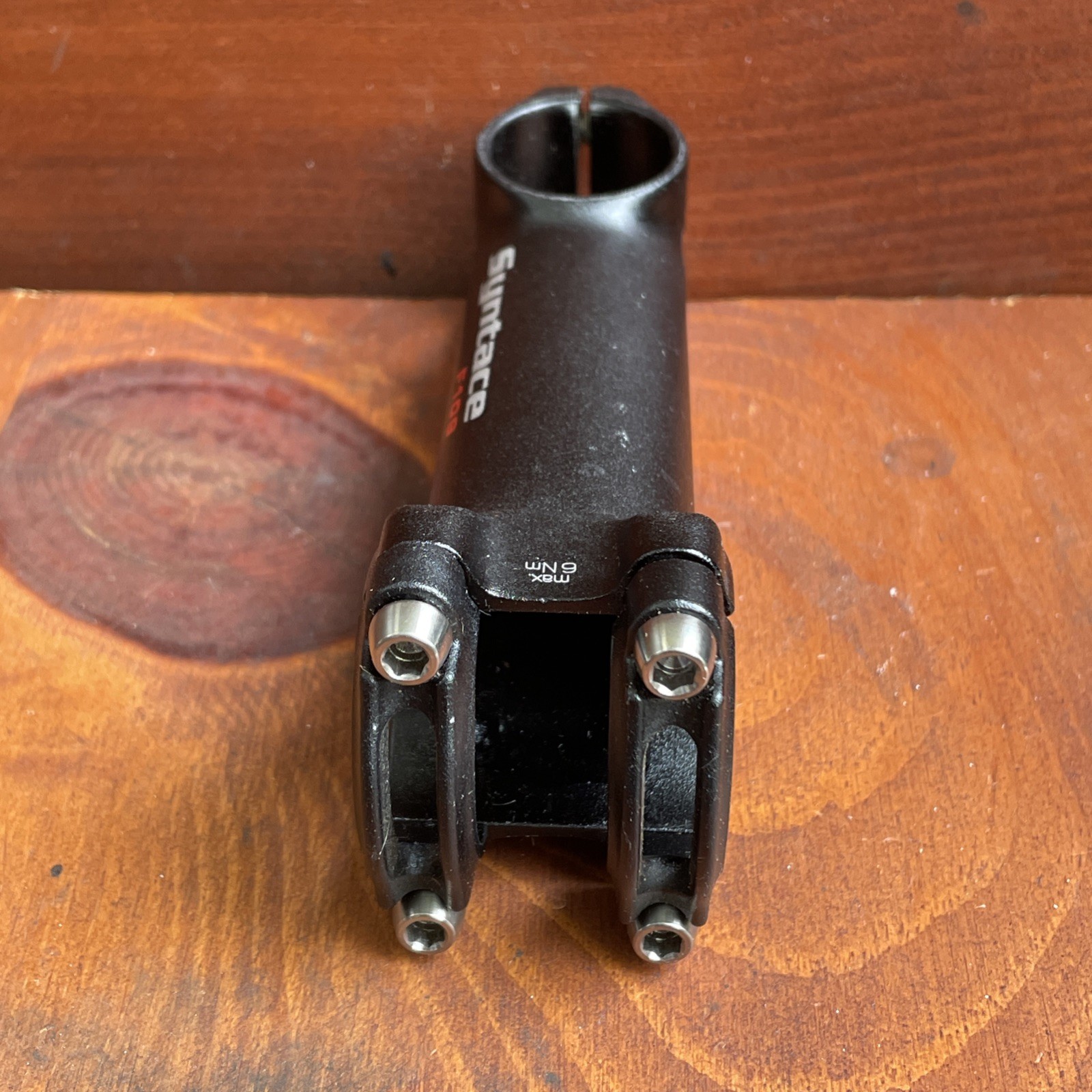 Syntace F109 Threadless ROAD Stem 110mm x 31.8mm x 6° BLACK w/ 4mm hardware VGC!
