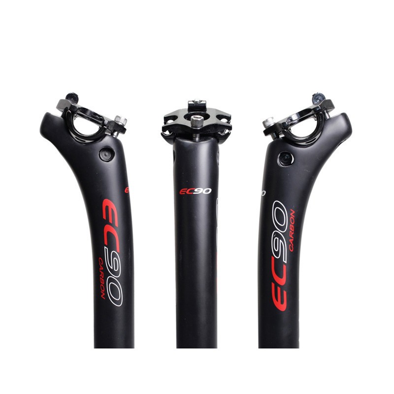 EC90 Carbon Fiber Bicycle Seat Post Mountain Bike Seatpost 25.4/27.2/30.8/31.6mm